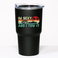 Funny Camping RV Im Sexy And I Tow It RV Camper Tumbler
