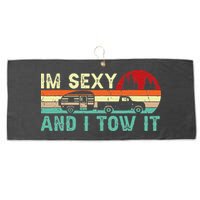 Funny Camping RV Im Sexy And I Tow It RV Camper Large Microfiber Waffle Golf Towel