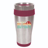 Funny Camping RV Im Sexy And I Tow It RV Camper 16oz Travel Tumbler