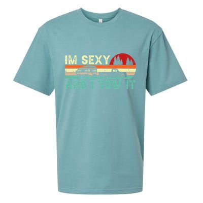 Funny Camping RV Im Sexy And I Tow It RV Camper Sueded Cloud Jersey T-Shirt