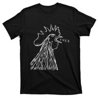 Funny Chicken Rooster Saying Fuck T-Shirt