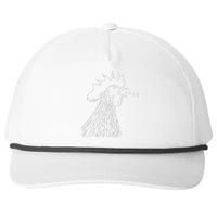 Funny Chicken Rooster Saying Fuck Snapback Five-Panel Rope Hat