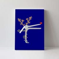 Funny Christmas Reindeer Speculum Nurse L And D Nursing Xmas Gift Canvas