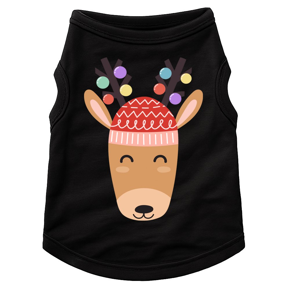 Festive Christmas Reindeer Doggie Tank