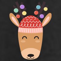 Festive Christmas Reindeer Adult Drive Performance Visor