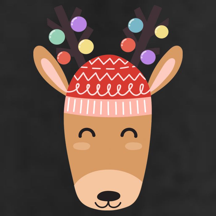 Festive Christmas Reindeer Adult Drive Performance Visor
