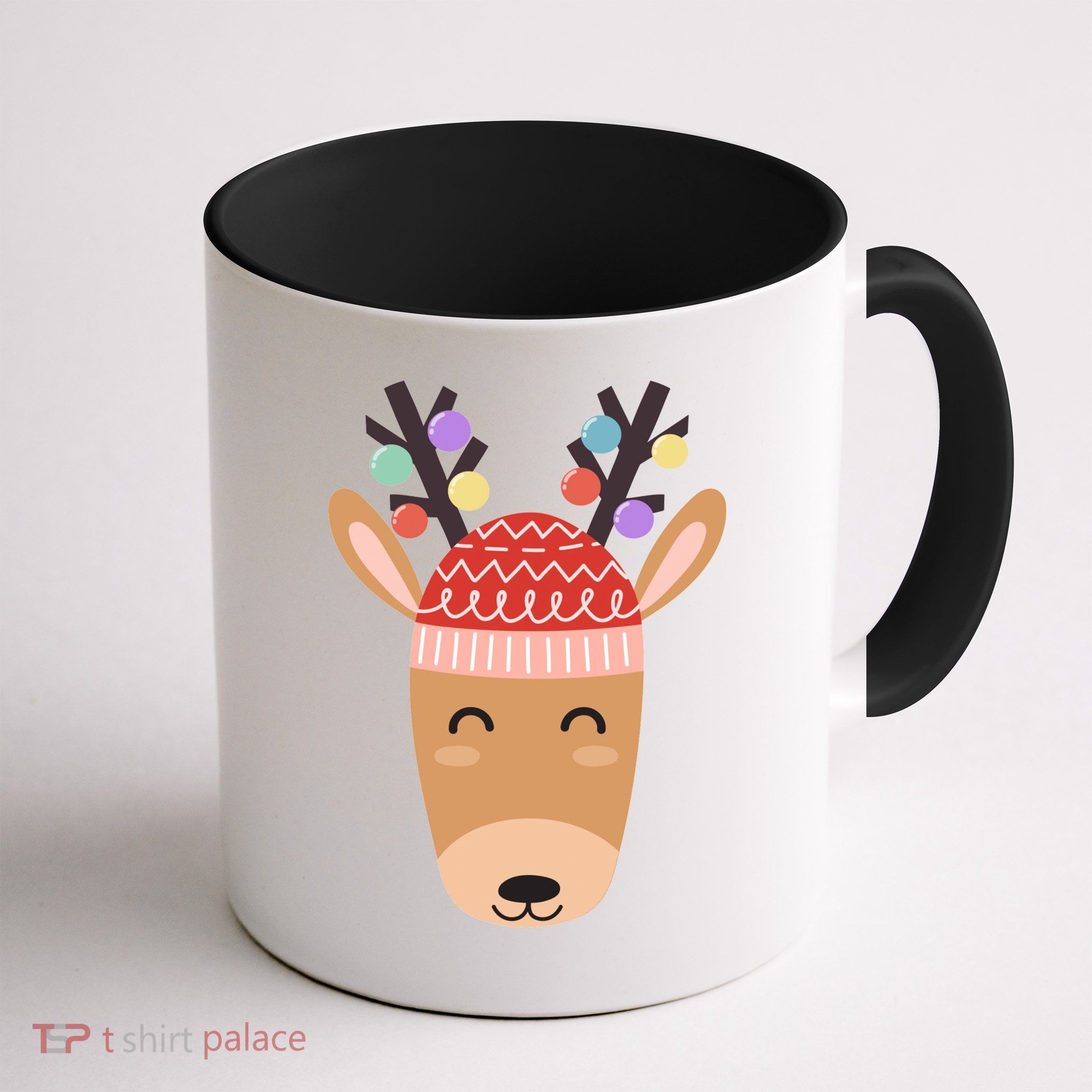 Festive Christmas Reindeer Mug
