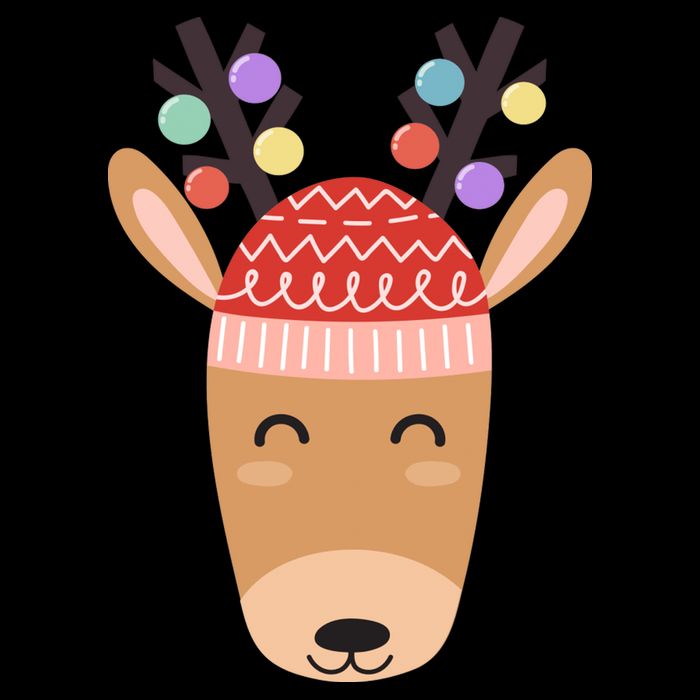 Festive Christmas Reindeer 16 in Basic Backpack