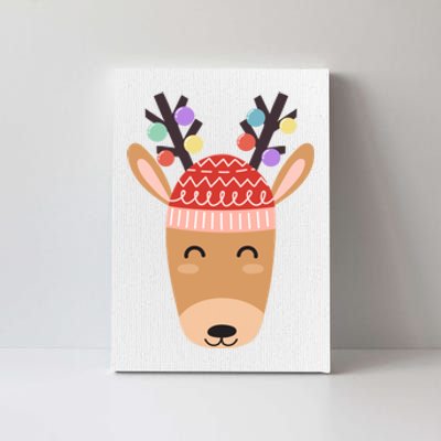 Festive Christmas Reindeer Canvas