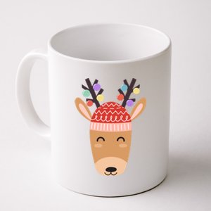 Festive Christmas Reindeer Coffee Mug