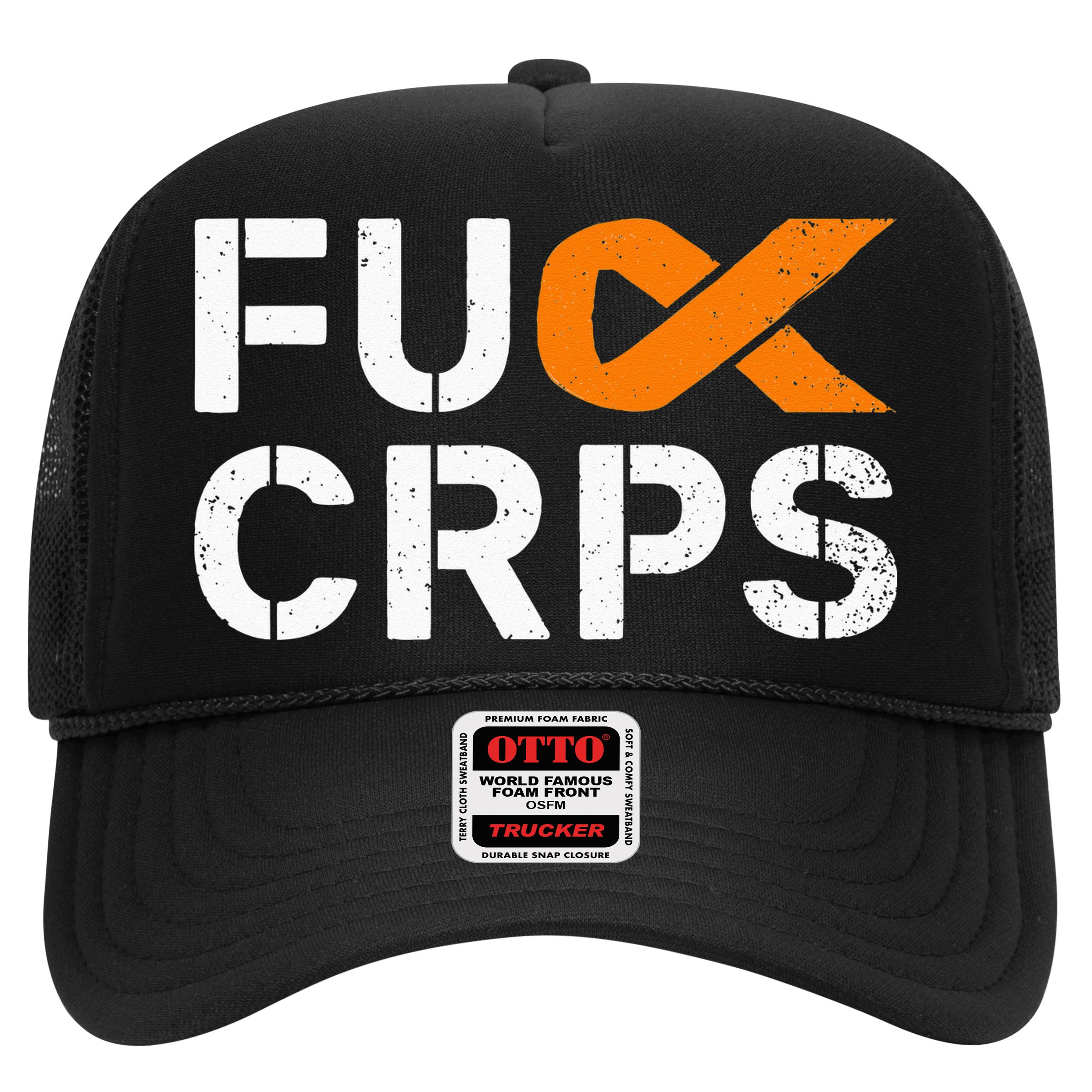 Fuck CRPS RSD Awareness Orange Ribbon Warrior Support Hat