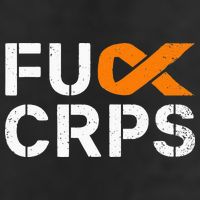 Fuck CRPS RSD Awareness Orange Ribbon Warrior Support Golf Towel