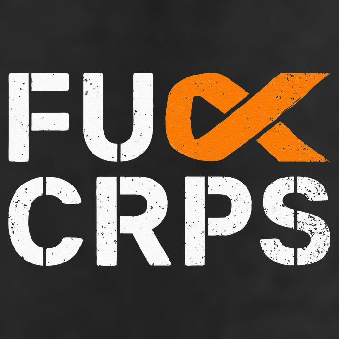 Fuck CRPS RSD Awareness Orange Ribbon Warrior Support Golf Towel