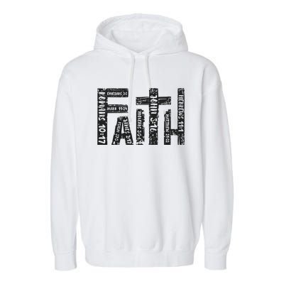 Faith Christian Religious Jesus Easter Day Garment-Dyed Fleece Hoodie