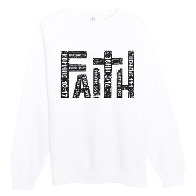 Faith Christian Religious Jesus Easter Day Premium Crewneck Sweatshirt