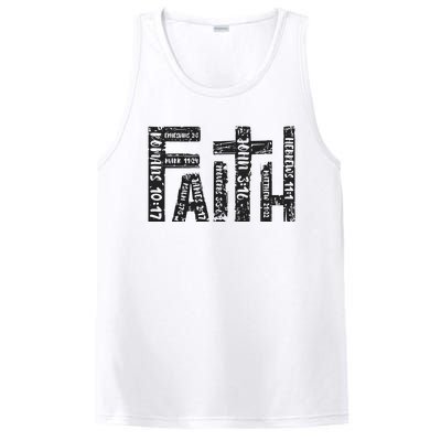 Faith Christian Religious Jesus Easter Day PosiCharge Competitor Tank