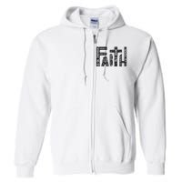 Faith Christian Religious Jesus Easter Day Full Zip Hoodie