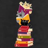 Funny Cats Reading Books Reading Book Lover Adult Drive Performance Visor