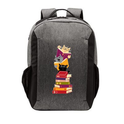 Funny Cats Reading Books Reading Book Lover Vector Backpack