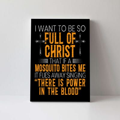 Funny Christian Religious Servant Of God Faithful Jesus Canvas