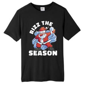 Funny Christmas Riz Zmas Santa Xmas Rizz The Season Bruh Tall Fusion ChromaSoft Performance T-Shirt