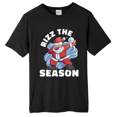 Funny Christmas Riz Zmas Santa Xmas Rizz The Season Bruh Tall Fusion ChromaSoft Performance T-Shirt