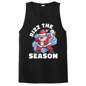 Funny Christmas Riz Zmas Santa Xmas Rizz The Season Bruh PosiCharge Competitor Tank