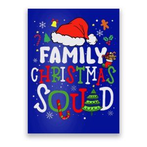 Family Christmas Squad Group Matching Christmas Poster