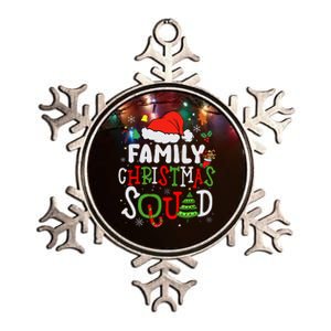 Family Christmas Squad Group Matching Christmas Metallic Star Ornament