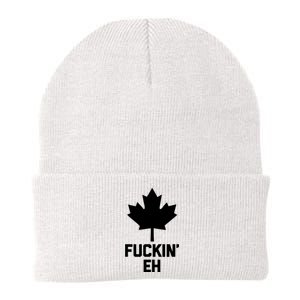 Funny Canadian Shirts Fuckin Eh Funny Saying Canada Knit Cap Winter Beanie