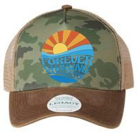 Forever Chasing Sunsets Retro Legacy Tie Dye Trucker Hat