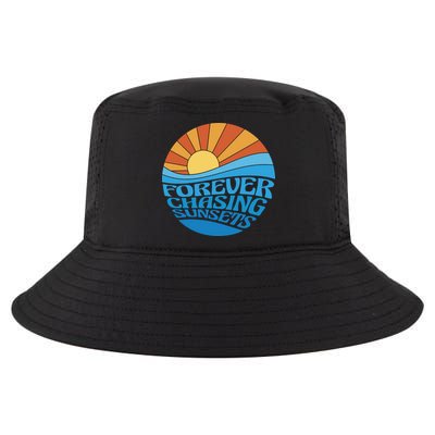 Forever Chasing Sunsets Retro Cool Comfort Performance Bucket Hat
