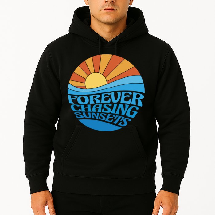 Forever Chasing Sunsets Retro Hoodie