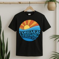 Forever Chasing Sunsets Retro T-Shirt