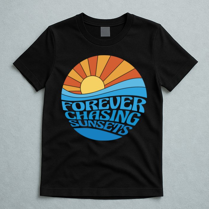 Forever Chasing Sunsets Retro T-Shirt