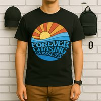 Forever Chasing Sunsets Retro T-Shirt