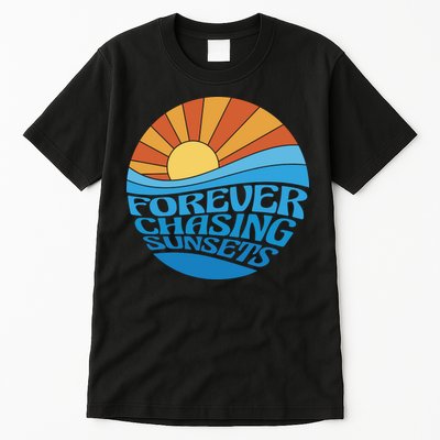 Forever Chasing Sunsets Retro Tall T-Shirt