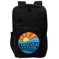 Forever Chasing Sunsets Retro Impact Tech Backpack