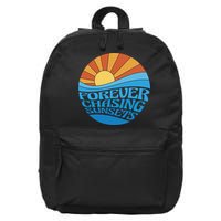 Forever Chasing Sunsets Retro 16 in Basic Backpack