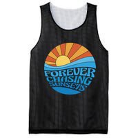 Forever Chasing Sunsets Retro Mesh Reversible Basketball Jersey Tank