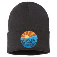 Forever Chasing Sunsets Retro Sustainable Knit Beanie