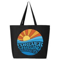 Forever Chasing Sunsets Retro 25L Jumbo Tote
