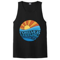 Forever Chasing Sunsets Retro PosiCharge Competitor Tank