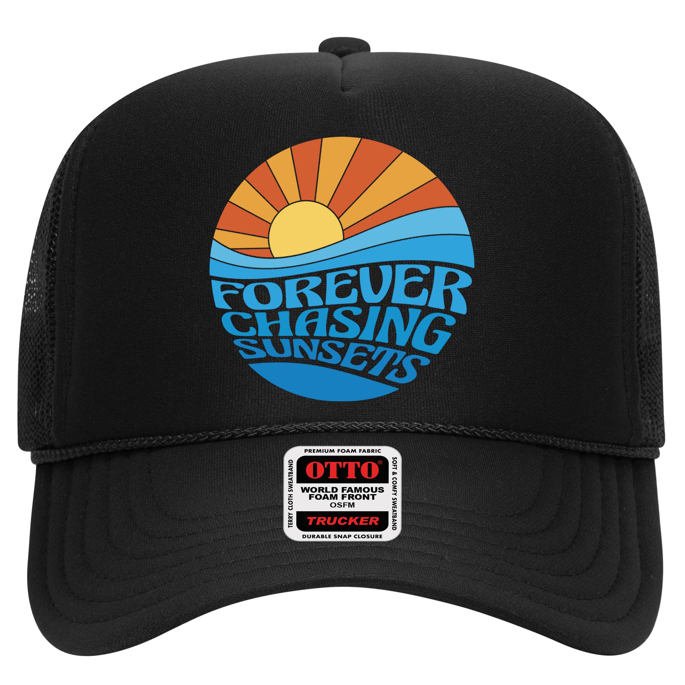 Forever Chasing Sunsets Retro Hat
