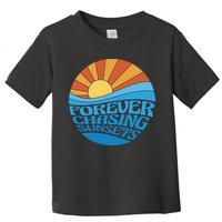 Forever Chasing Sunsets Retro Toddler T-Shirt