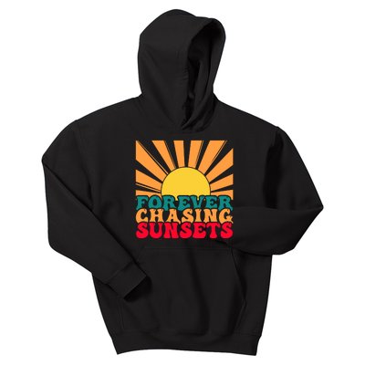 Forever Chasing Sunsets Kids Hoodie