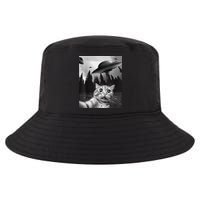 Funny Cat Selfie With UFOs Cool Comfort Performance Bucket Hat