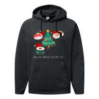 Funny Christmas Sushi For Women Performance Fleece Hoodie