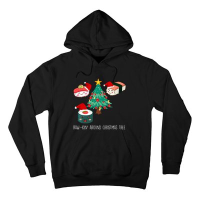 Funny Christmas Sushi For Women Hoodie