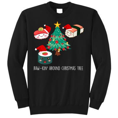 Funny Christmas Sushi For Women Sweatshirt